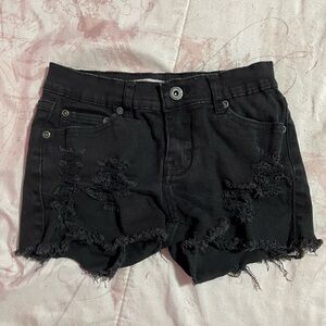 Vintage Havana girls shorts size 14 black